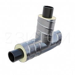 Тройник ПНД ОЦ с кабель каналом SDR 17 125/225