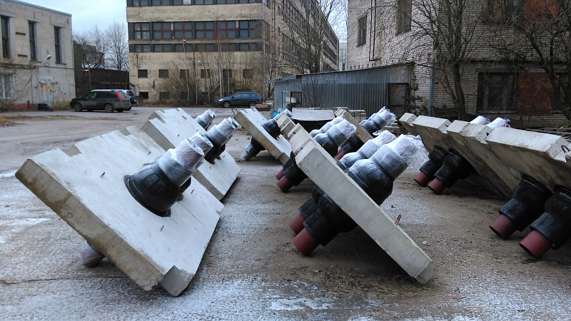 Неподвижная щитовая опора